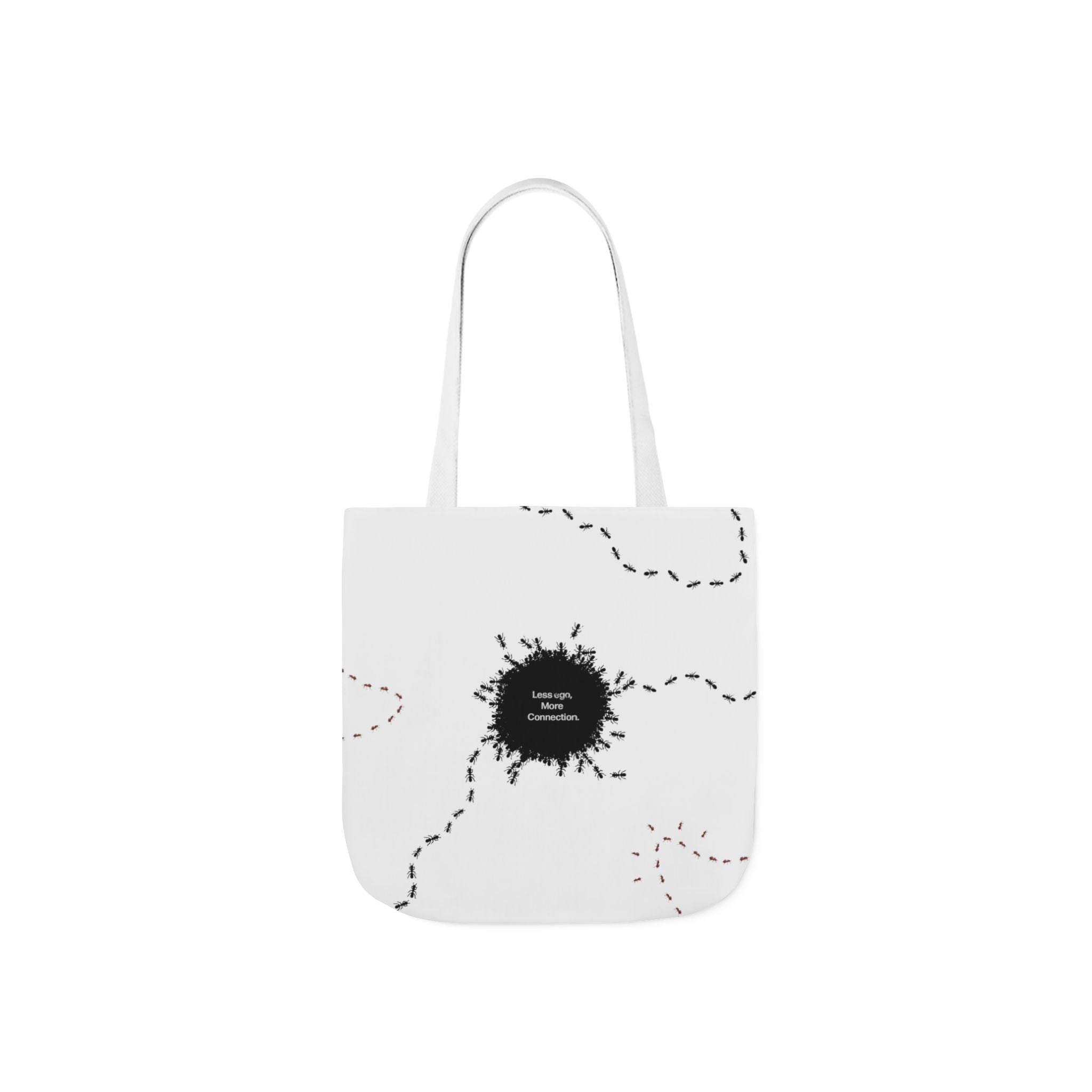 Less ego, more connection tote bag