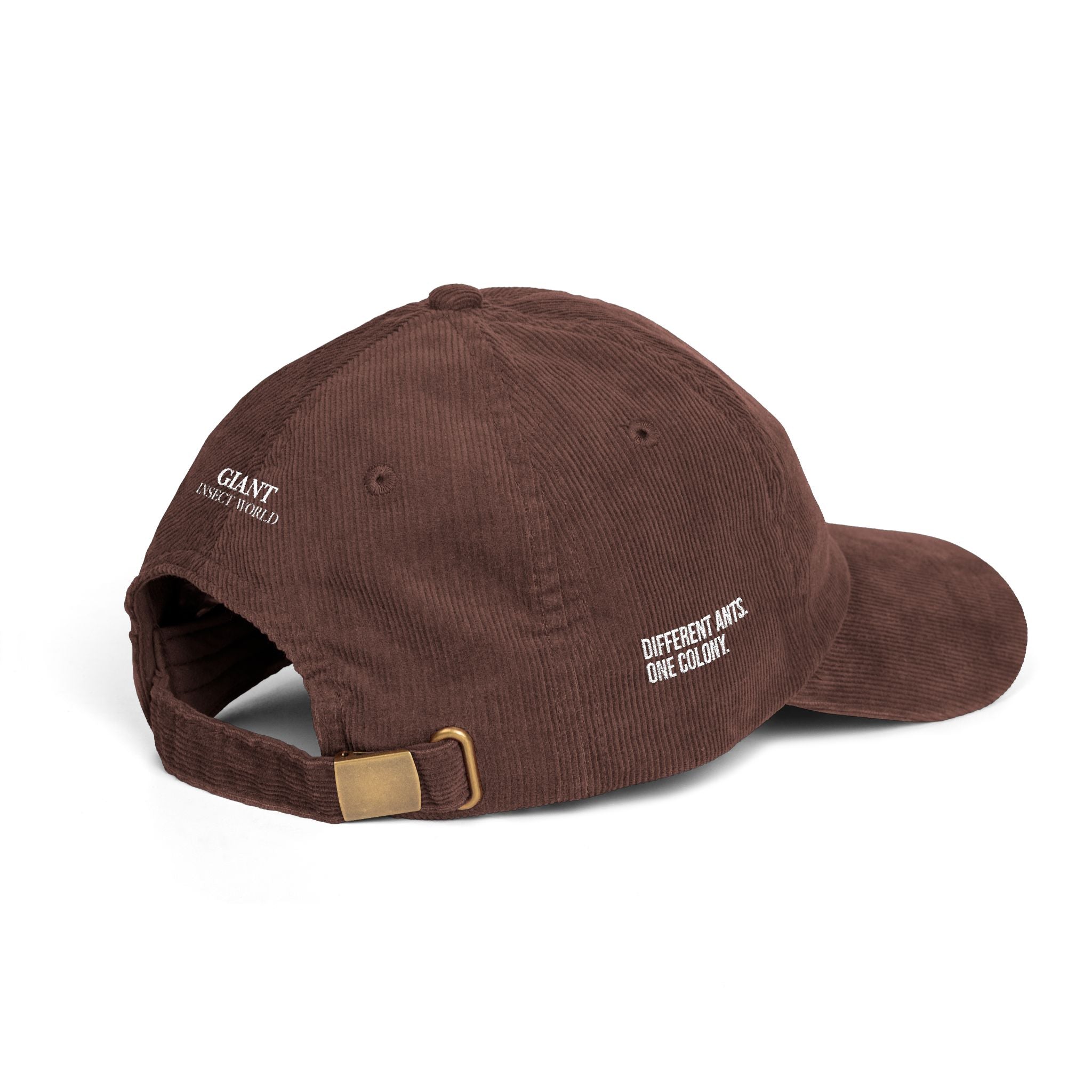 Different ants, one colony corduroy embroidered cap