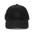 Ant heart corduroy embroidered cap