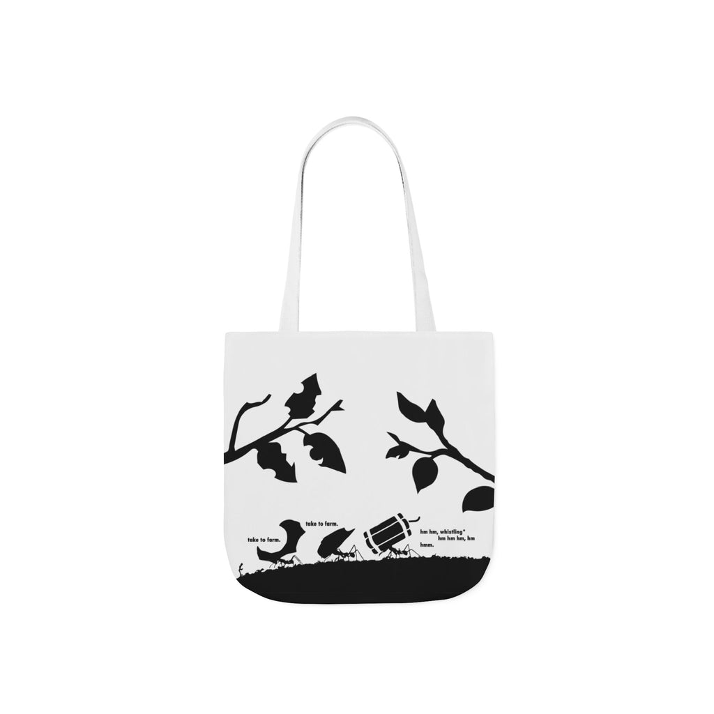 Suspicious ant with stag beetle tote bag