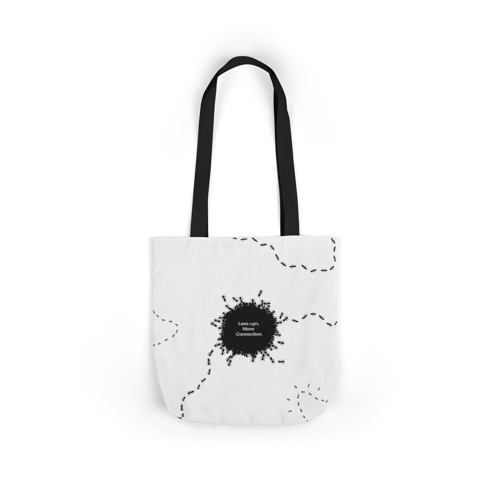 Less ego, more connection tote bag