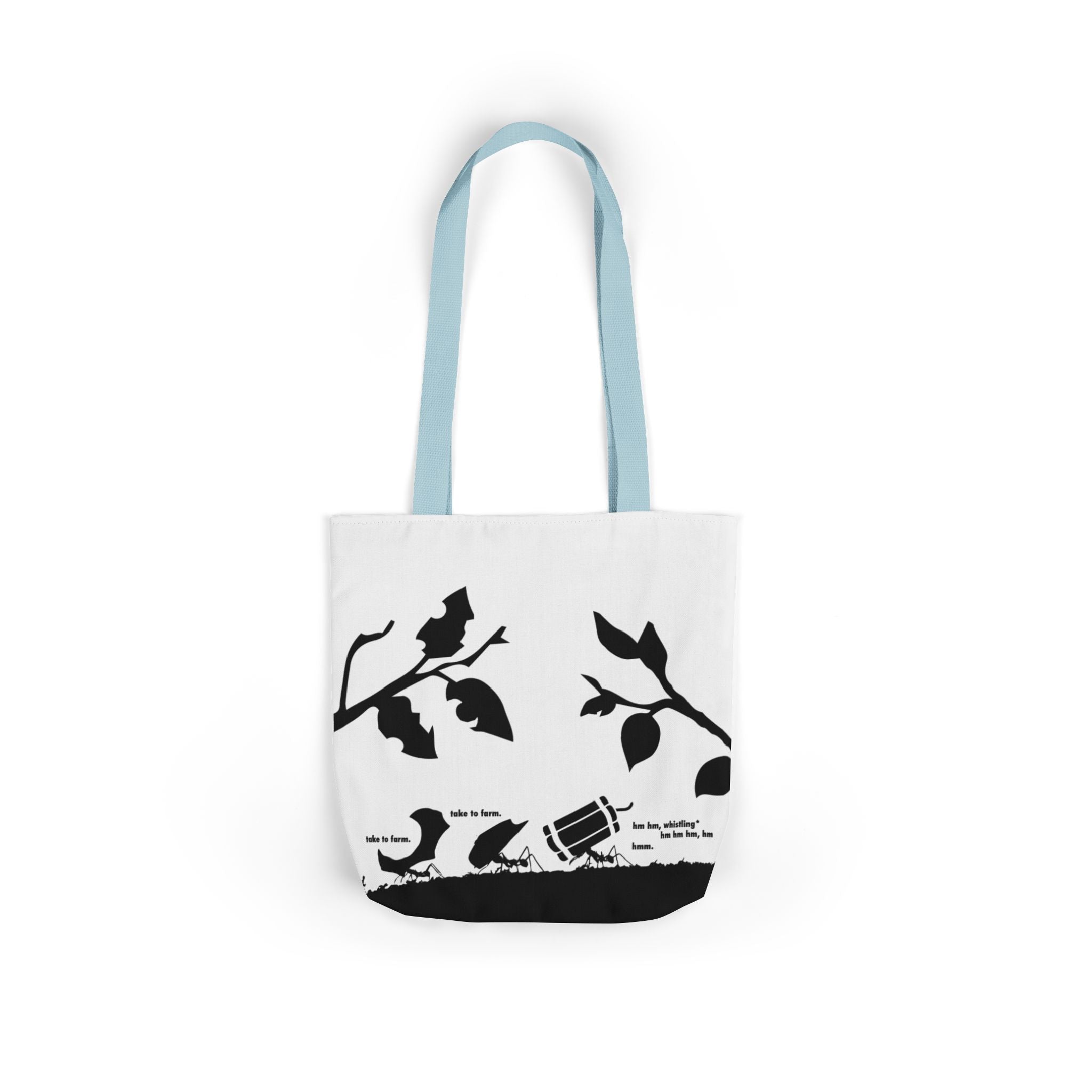 Suspicious ant with stag beetle tote bag