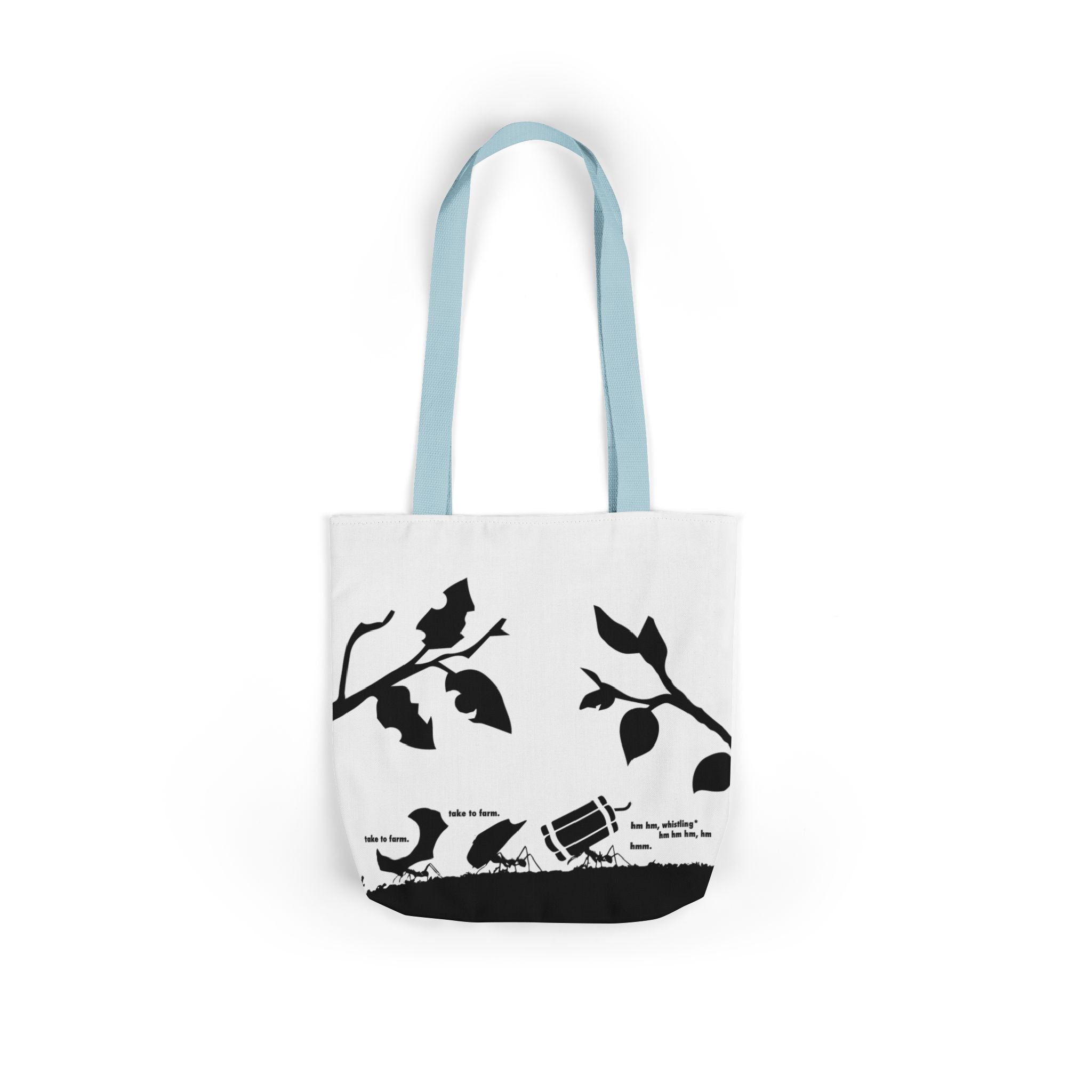 Suspicious ant with stag beetle tote bag