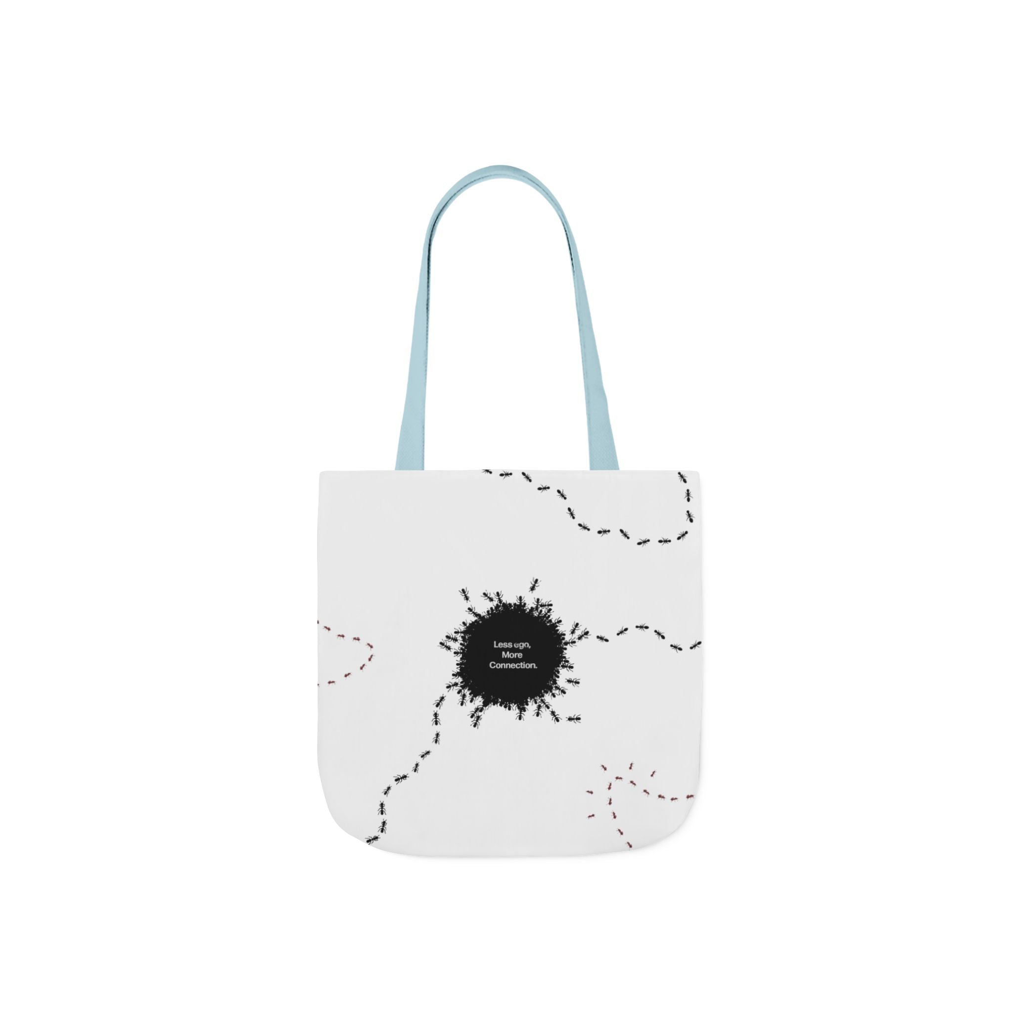 Less ego, more connection tote bag