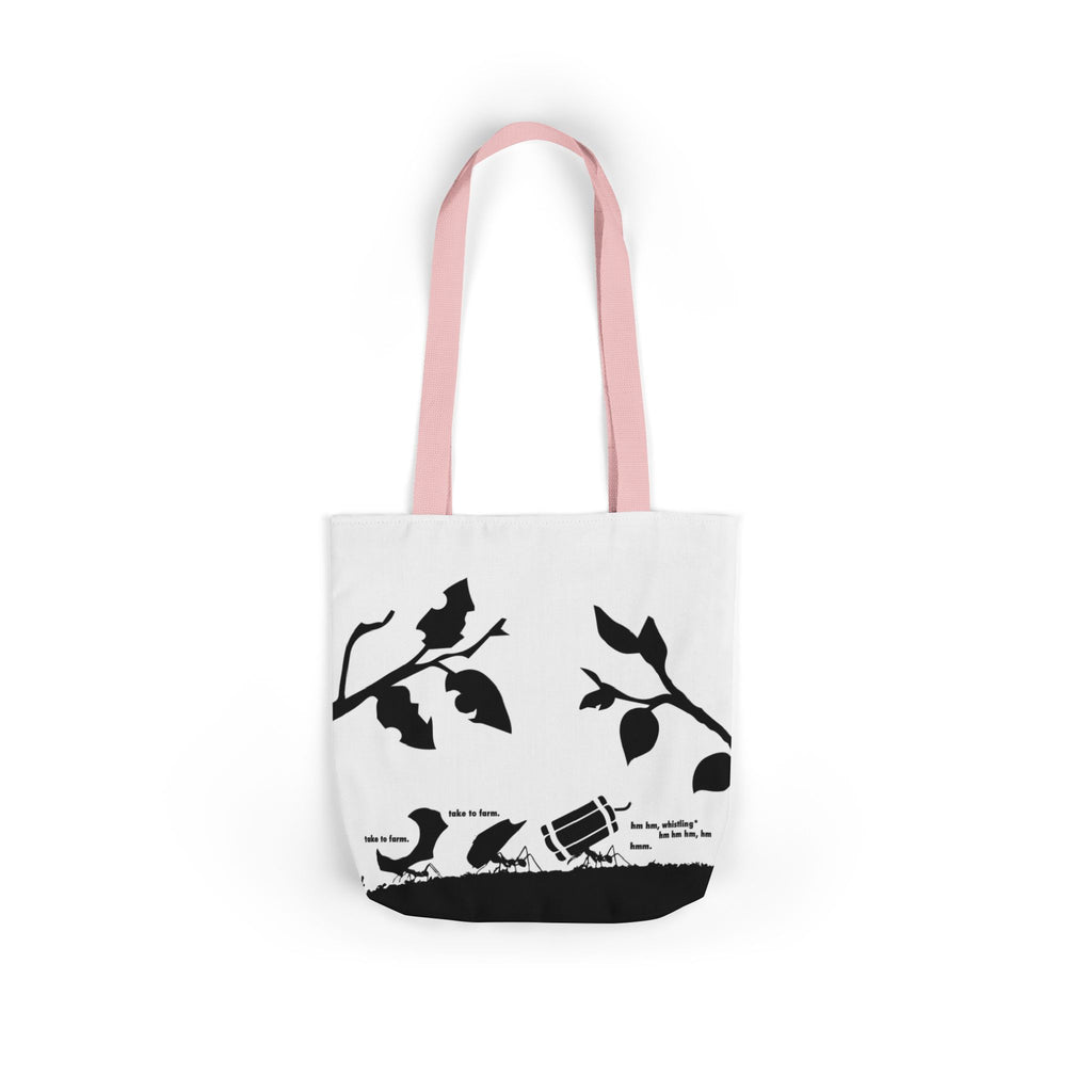 Suspicious ant with stag beetle tote bag