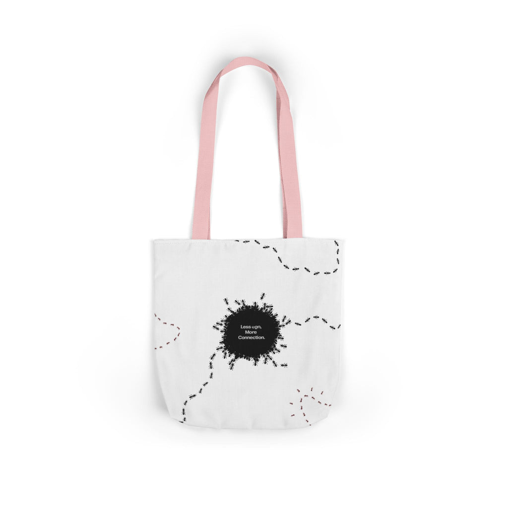 Less ego, more connection tote bag