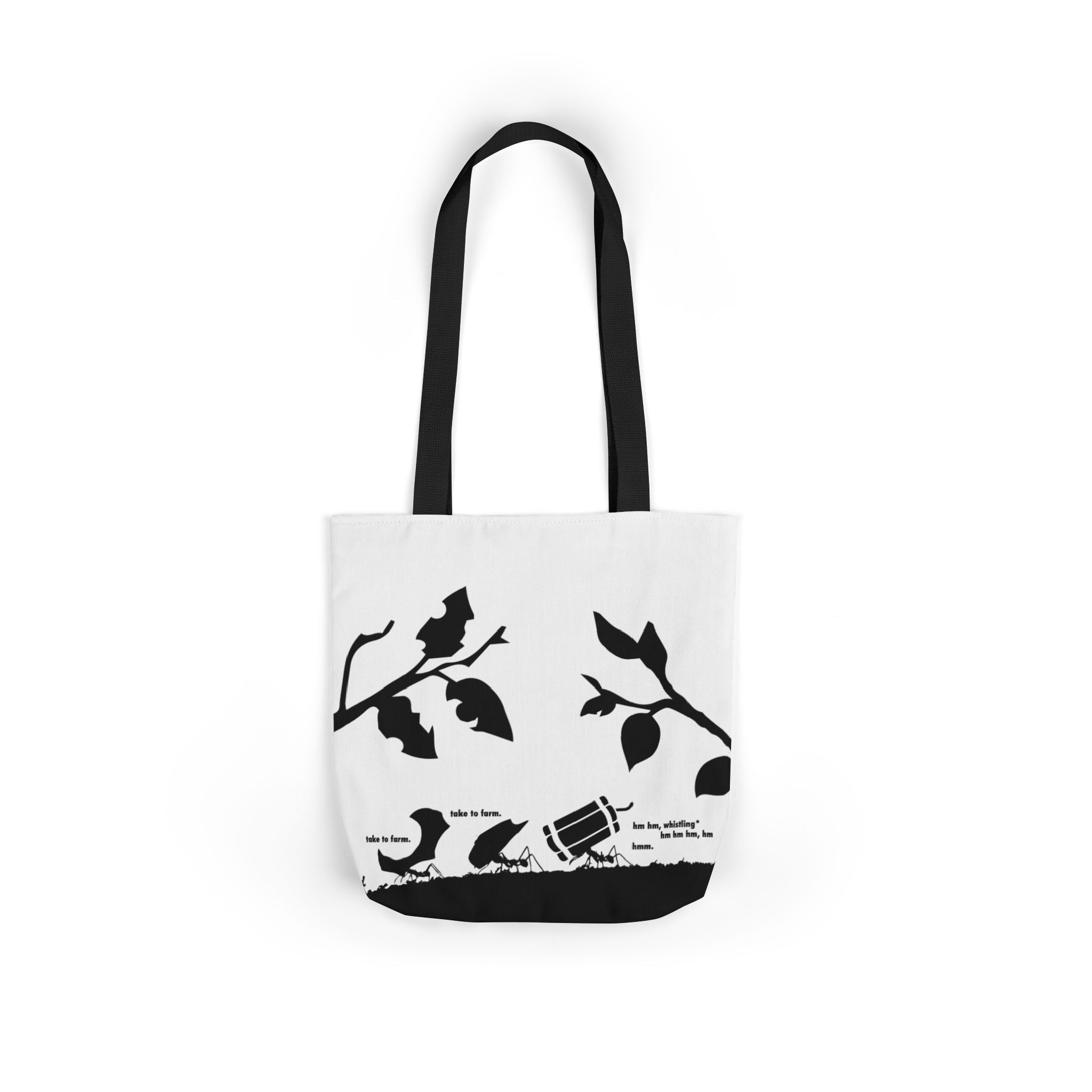 Suspicious ant with stag beetle tote bag