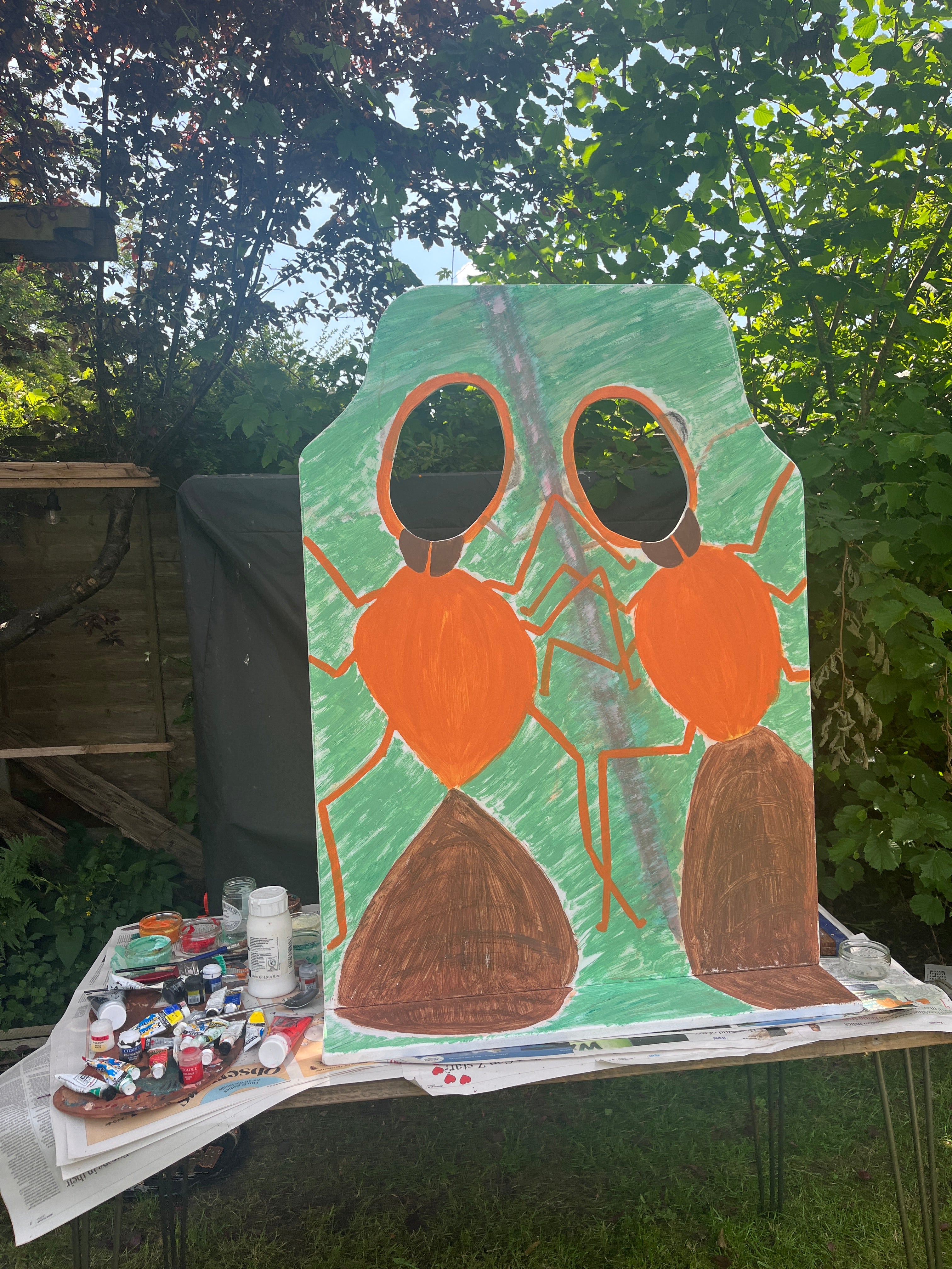 Insect photoboard for events